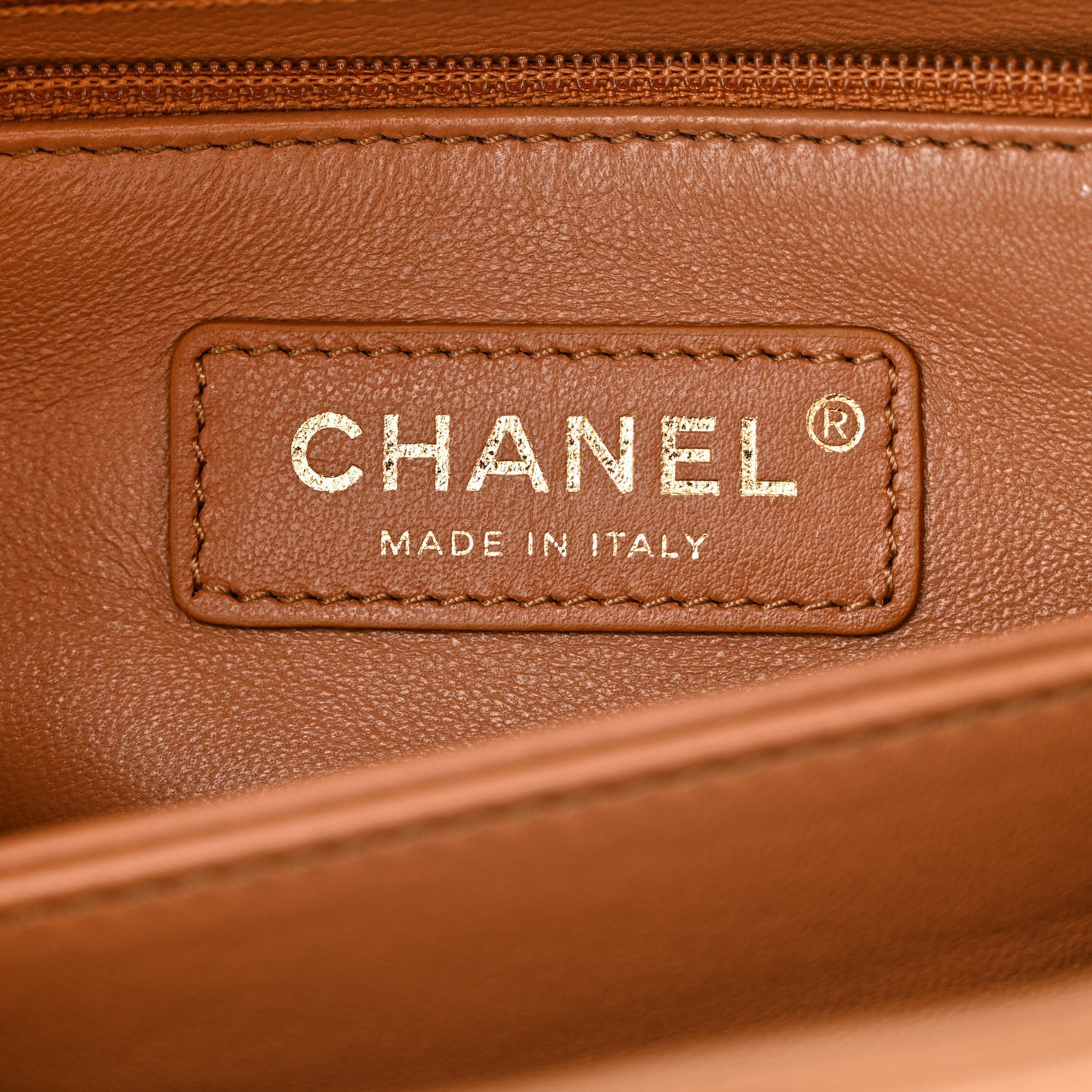Caviar Quilted Mini Coco Handle Flap Brown