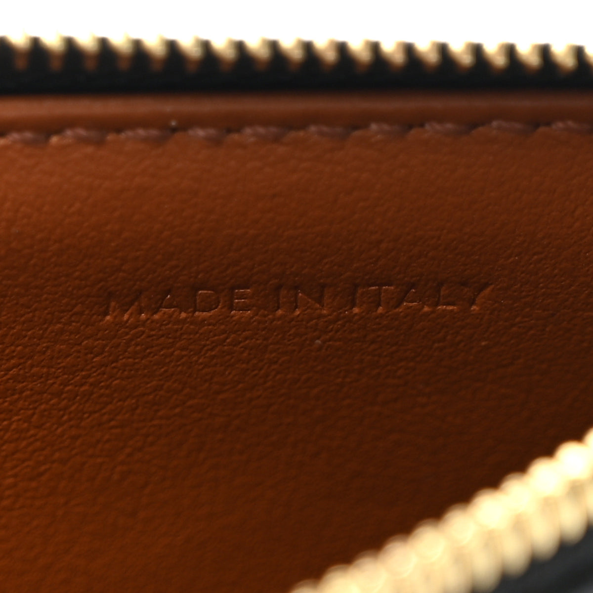 Celine Triomphe Canvas Zipped Card Holder Tan 6 of 7