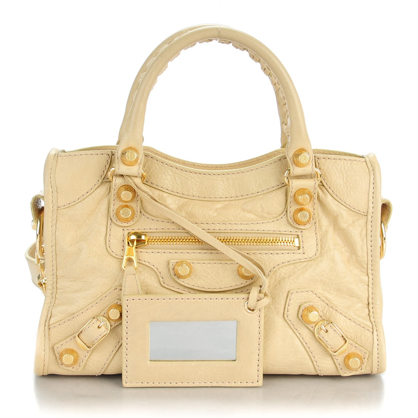 Agneau Giant 12 Gold Hardware Mini City Dune