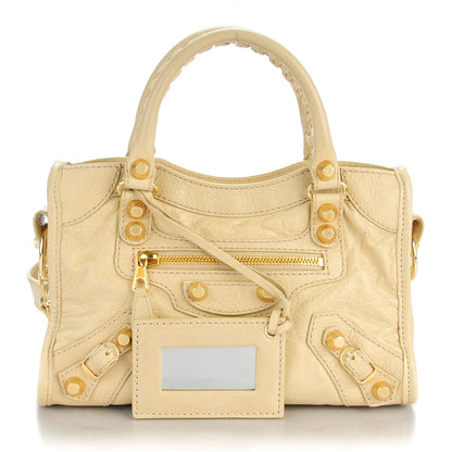 Balenciaga Agneau Giant 12 Gold Hardware Mini City Dune 1 of 8