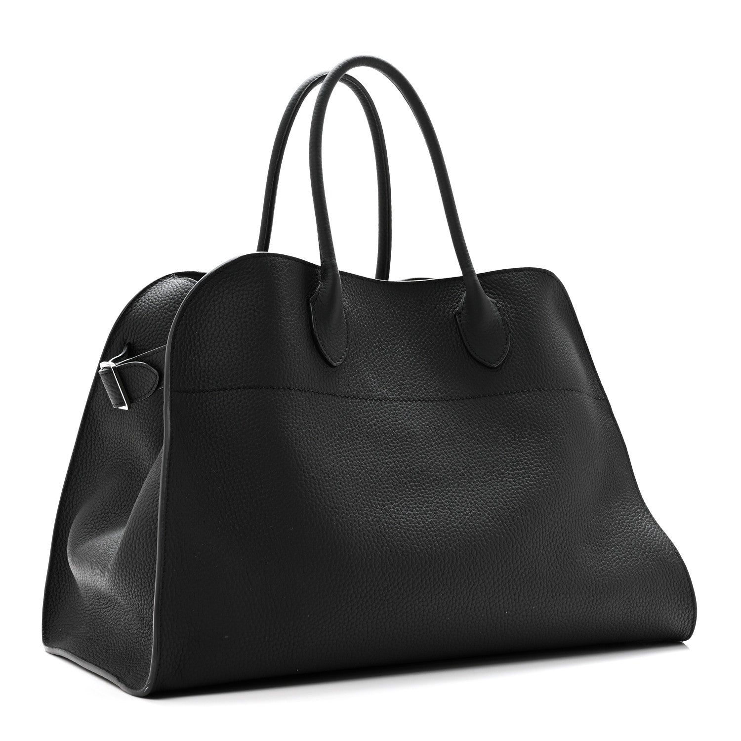 The Row Matte Grained Calfskin Soft Margaux 15 Black 3 of 9