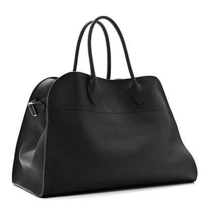 The Row Matte Grained Calfskin Soft Margaux 15 Black 3 of 9