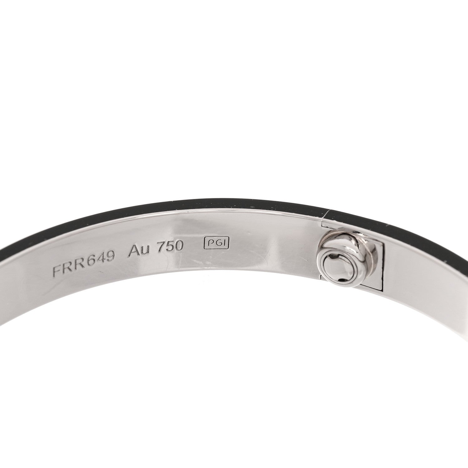 Cartier 18K White Gold LOVE Bracelet 18 5 of 8