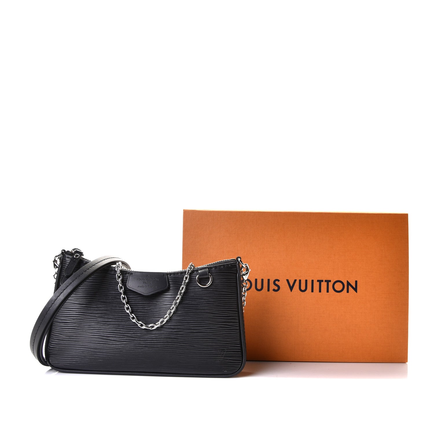 Louis Vuitton Epi Easy Pouch On Strap Black 6 of 6