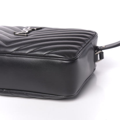 Saint Laurent Calfskin Matelasse Monogram Lou Camera Bag Black 8 of 9