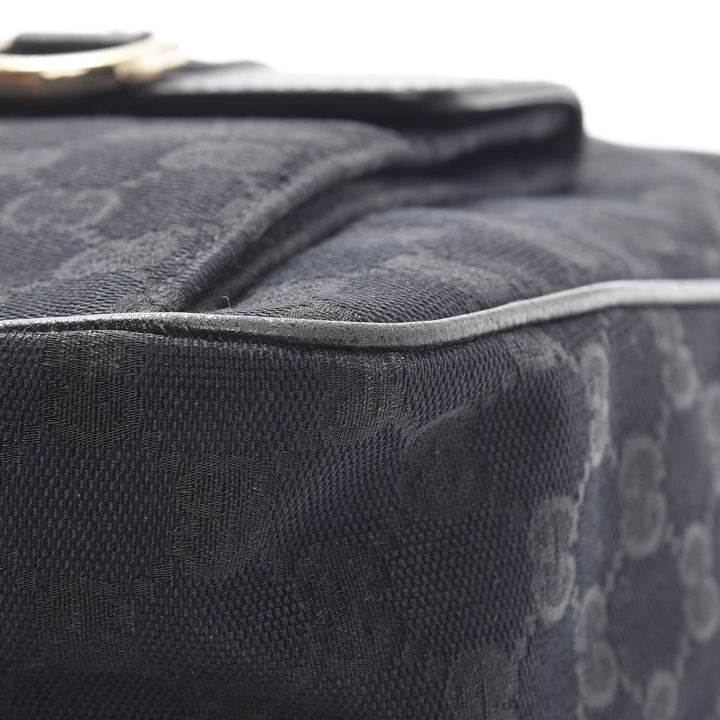 Monogram Pocket Hobo Black