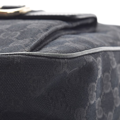 Gucci Monogram Pocket Hobo Black 10 of 11