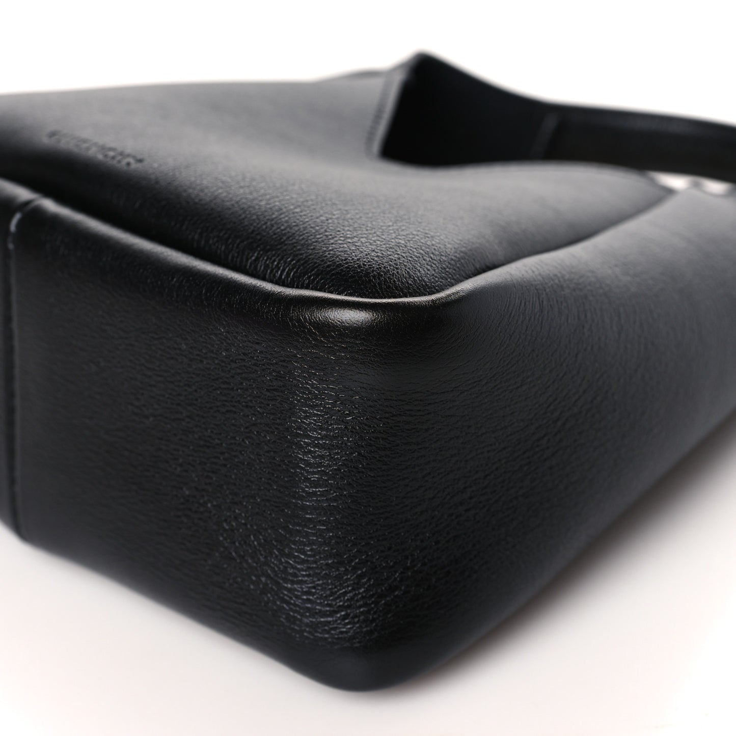 Grained Calfskin Mini G-Lock Hobo Black