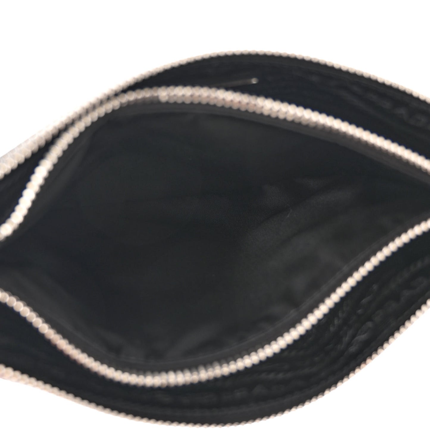 Re-Nylon Saffiano Re-Edition 2000 Double Zip Crossbody Bag Black
