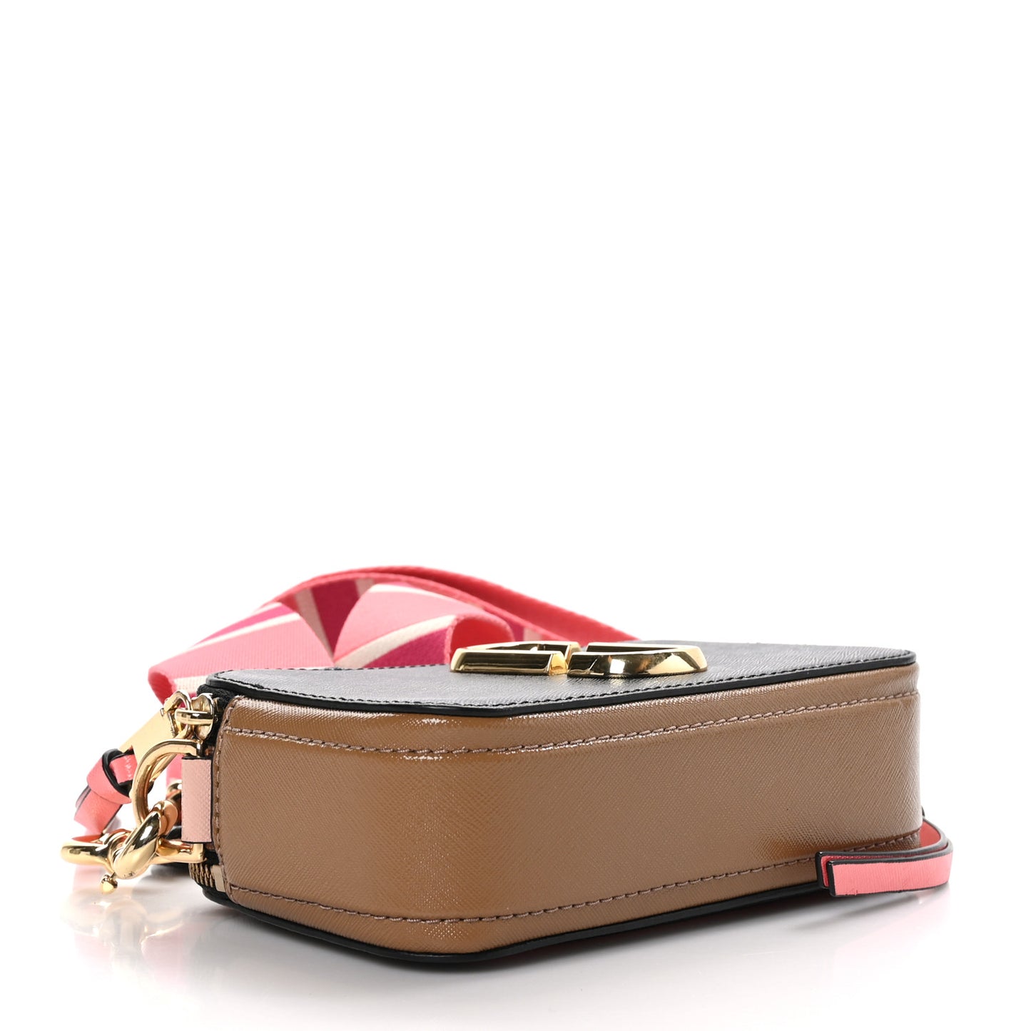 MARC JACOBS Saffino Small Snapshot Camera Bag Coral Multi