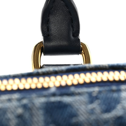 Christian Dior Denim Oblique Nano Groove 17 Bag Blue 11 of 12