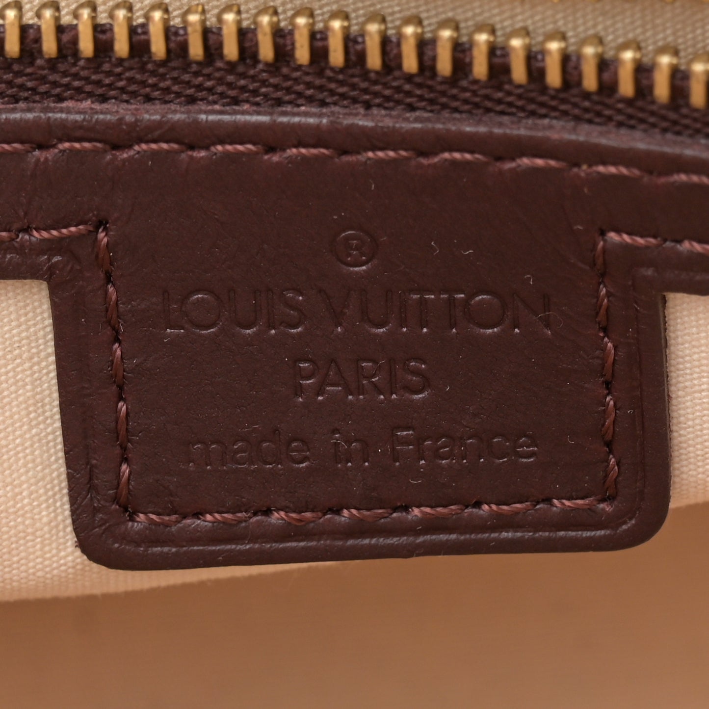 Mini Monogram Alma Long Cherry
