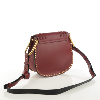Chloe Calfskin Braided Small Hudson Shoulder Bag Sienna Red 3 of 7