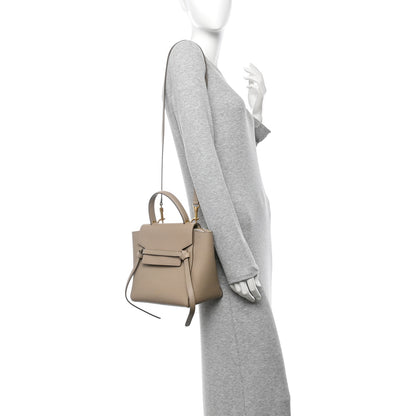 Celine Grained Calfskin Micro Belt Bag Light Taupe 2 of 11