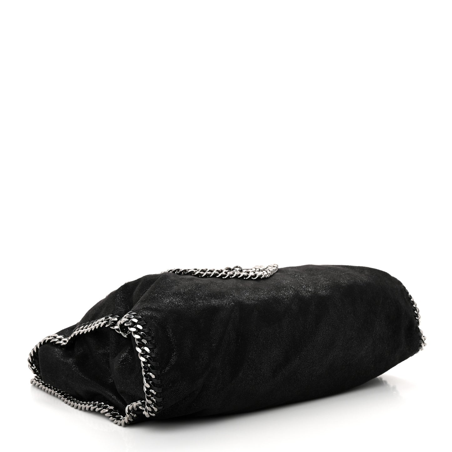 Shaggy Deer Falabella Fold Over Tote Black