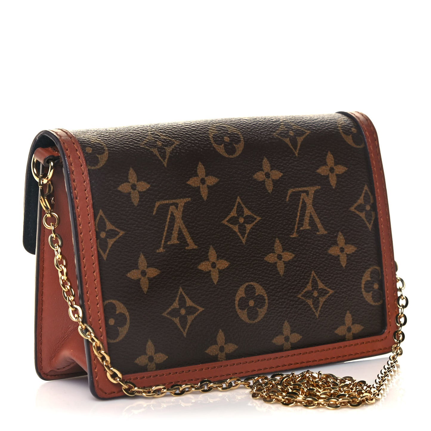 Reverse Monogram Dauphine Chain Wallet