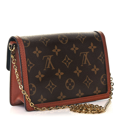 Louis Vuitton Reverse Monogram Dauphine Chain Wallet 3 of 12