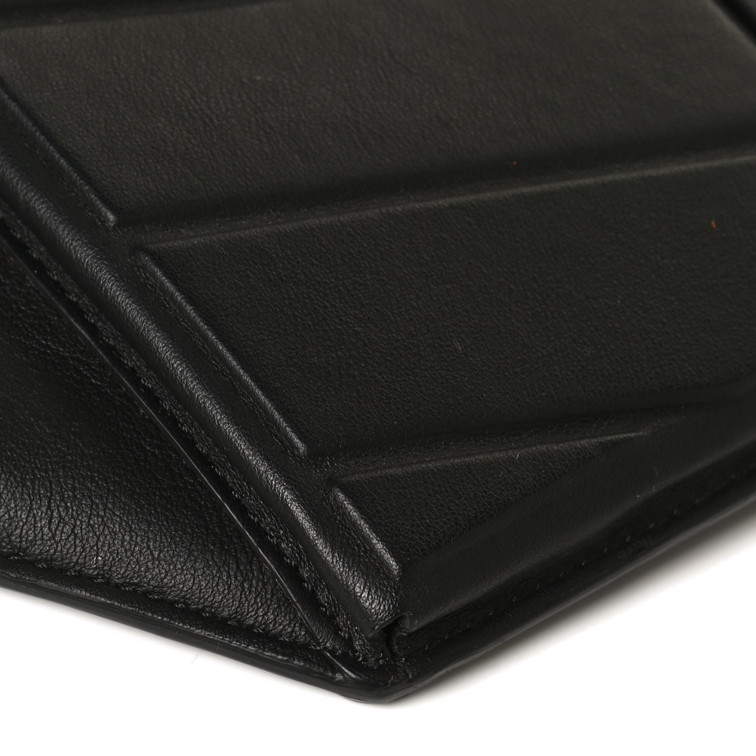 Fendi Vitello Grace Matte 3 Pocket Belt Pouch Black 9 of 10