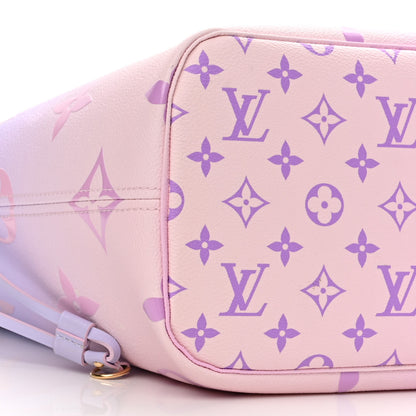 Louis Vuitton Monogram Giant Spring In The City Neverfull MM Sunrise Pastel 9 of 10