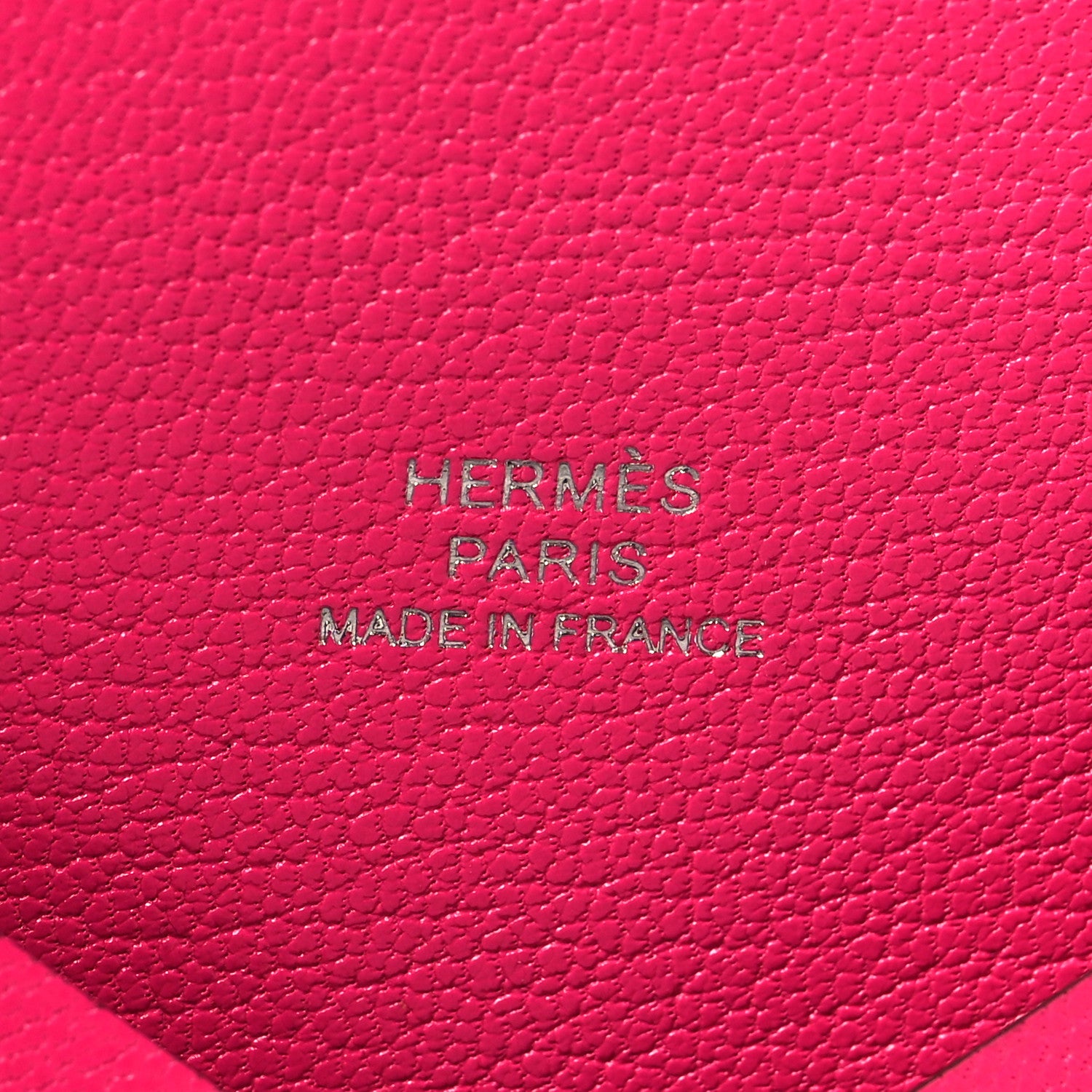 Hermes Chevre Chamkila Calvi Card Case Rose Pop 8 of 9