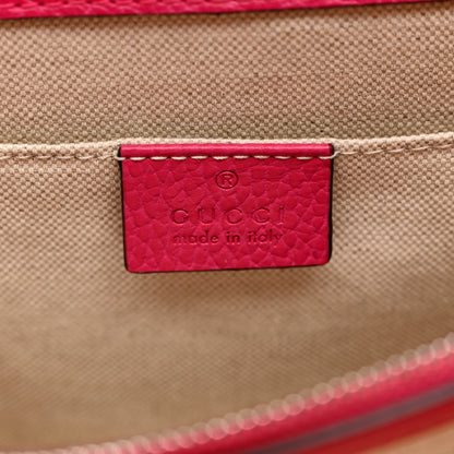 Gucci Dollar Calfskin Crystal Web Medium Dionysus Bamboo Top Handle Bag Box Pink Black Diamond 6 of 17