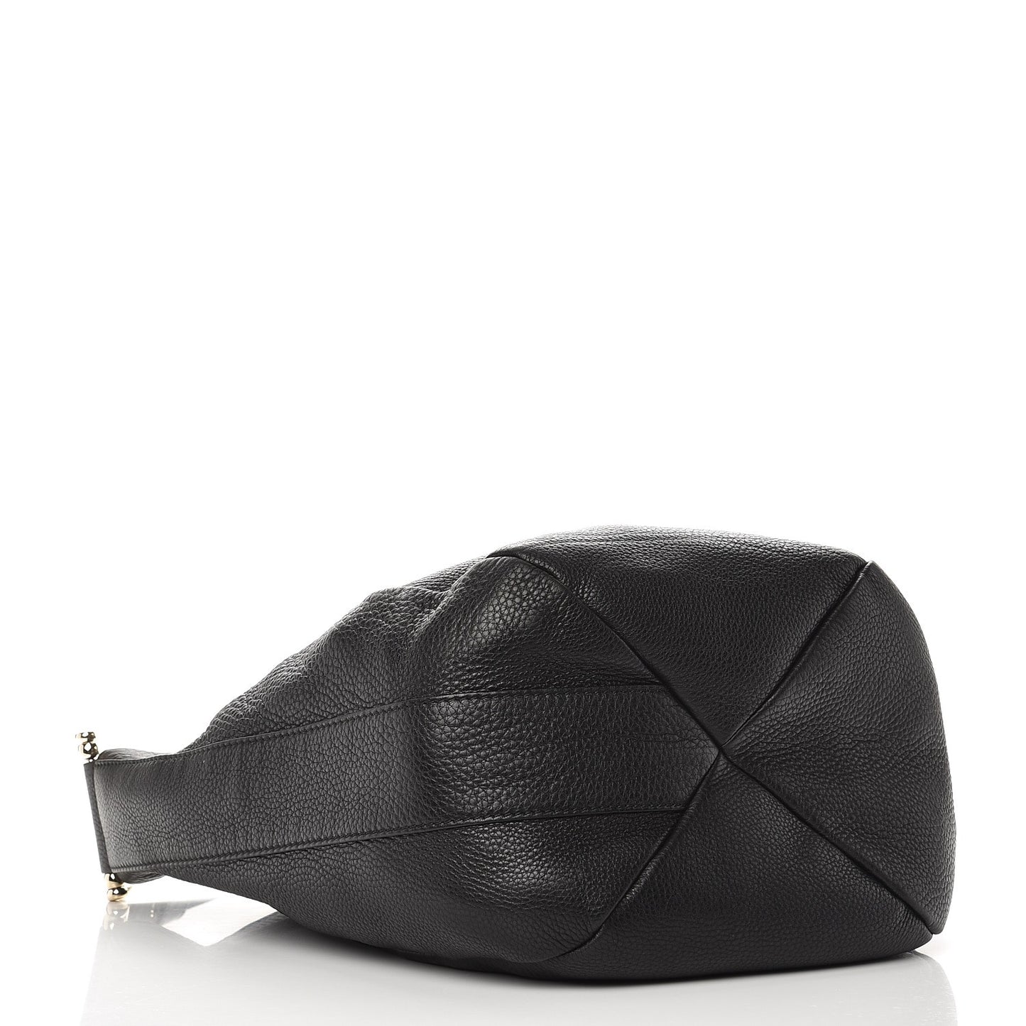 Calfskin Greenwich Medium Shoulder Bag Black