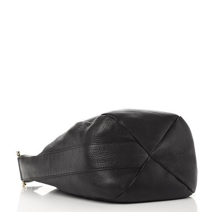 Gucci Calfskin Greenwich Medium Shoulder Bag Black 4 of 8