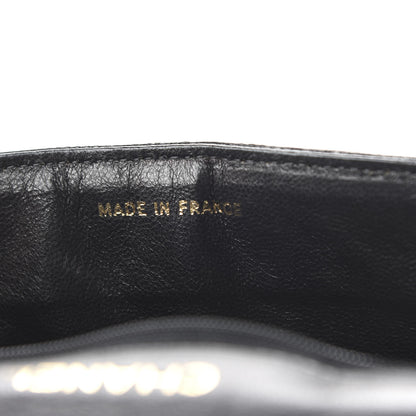 Chanel Lizard Mini Square Flap Black 10 of 11
