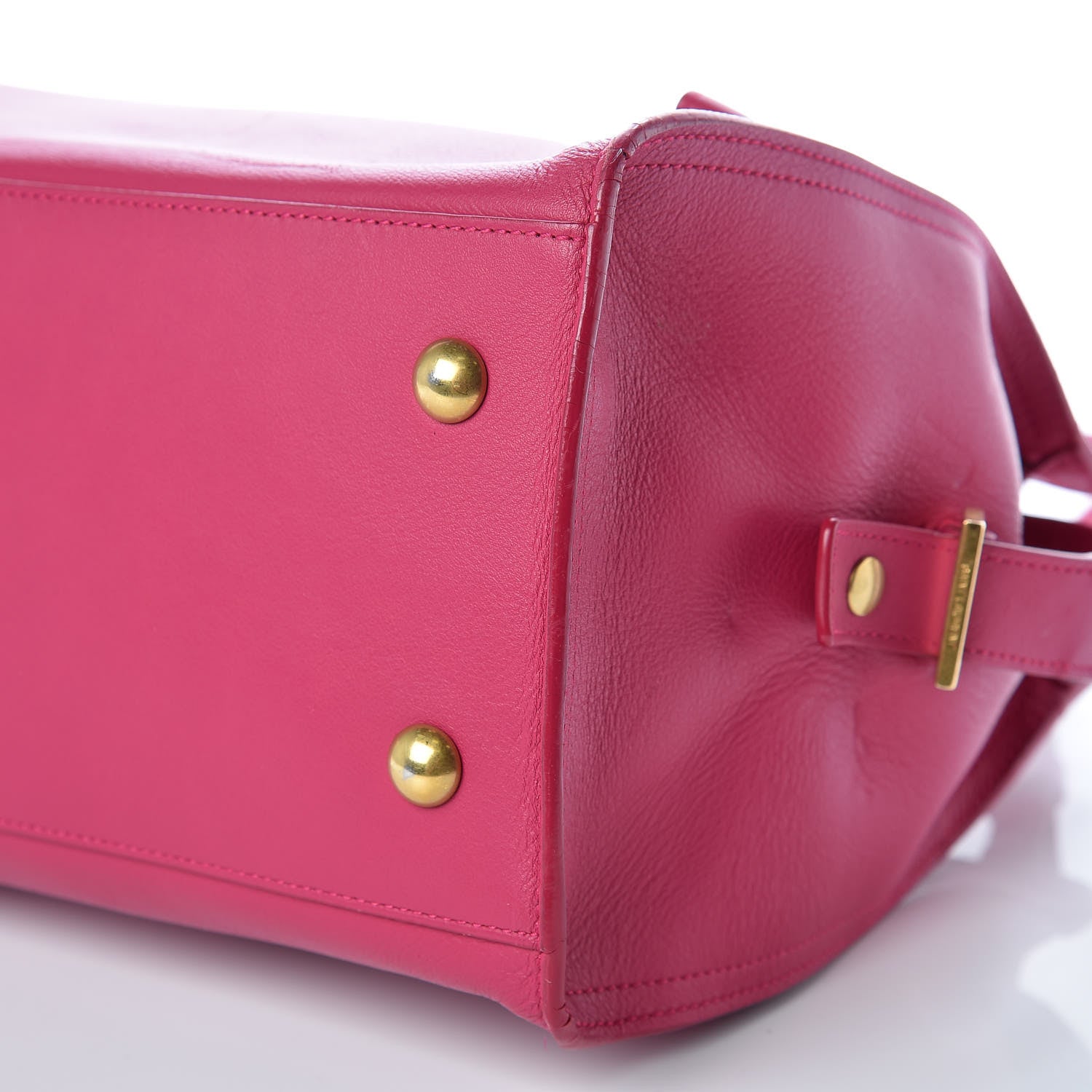 Saint Laurent Calfskin Small Classic Y Cabas Fuchsia 12 of 12