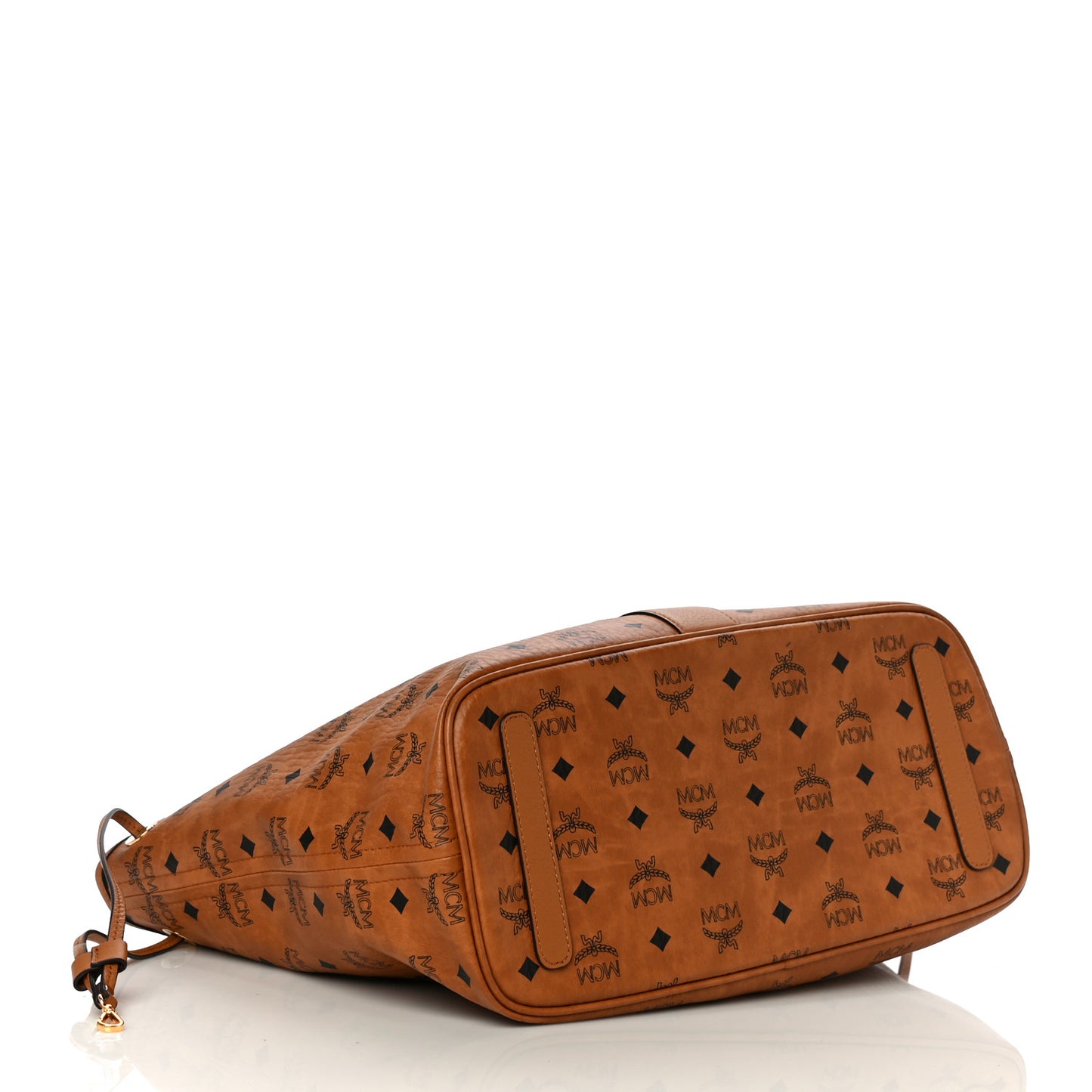 Visetos Medium Liz Reversible Shopper Tote Cognac