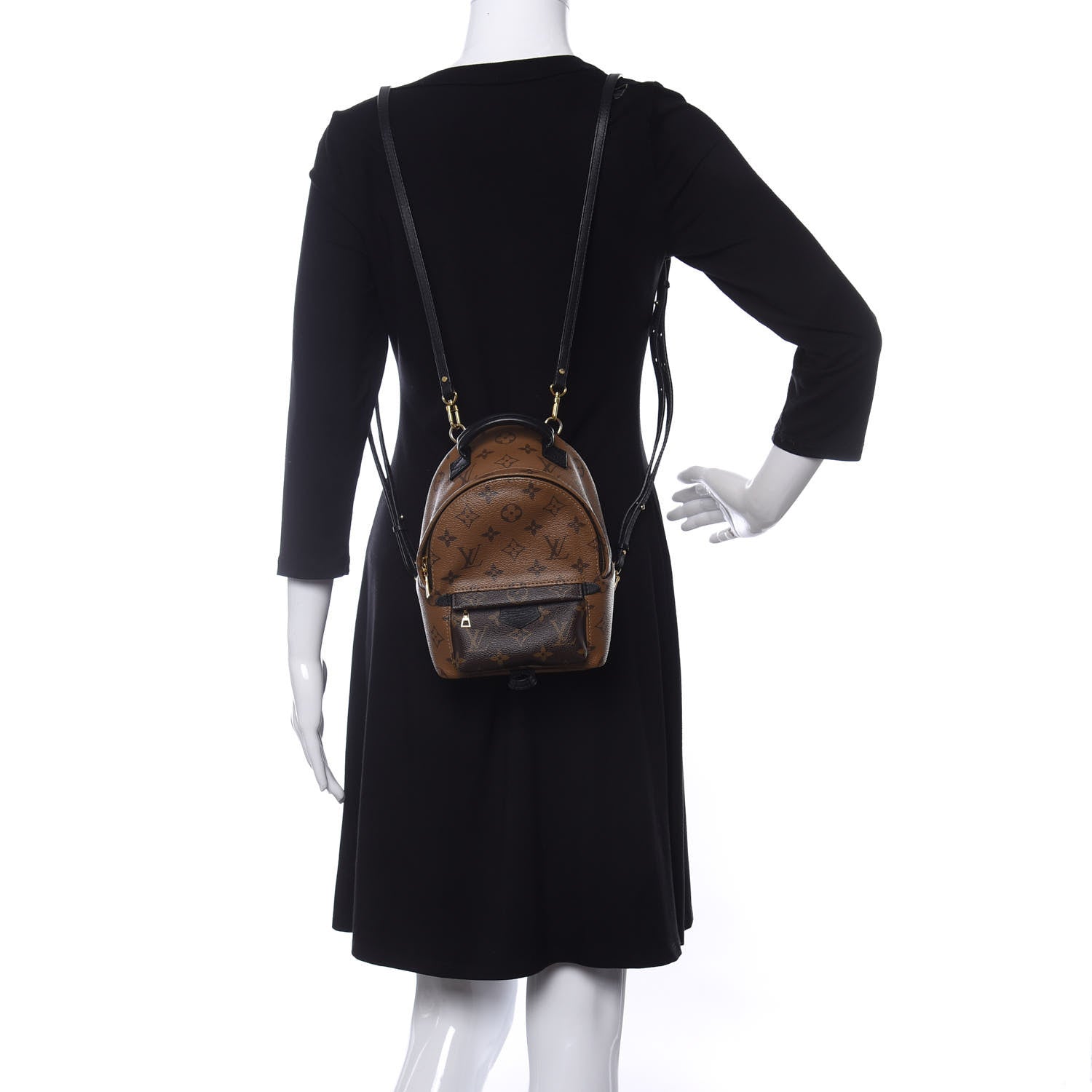 Louis Vuitton Reverse Monogram Palm Springs Backpack Mini 2 of 10
