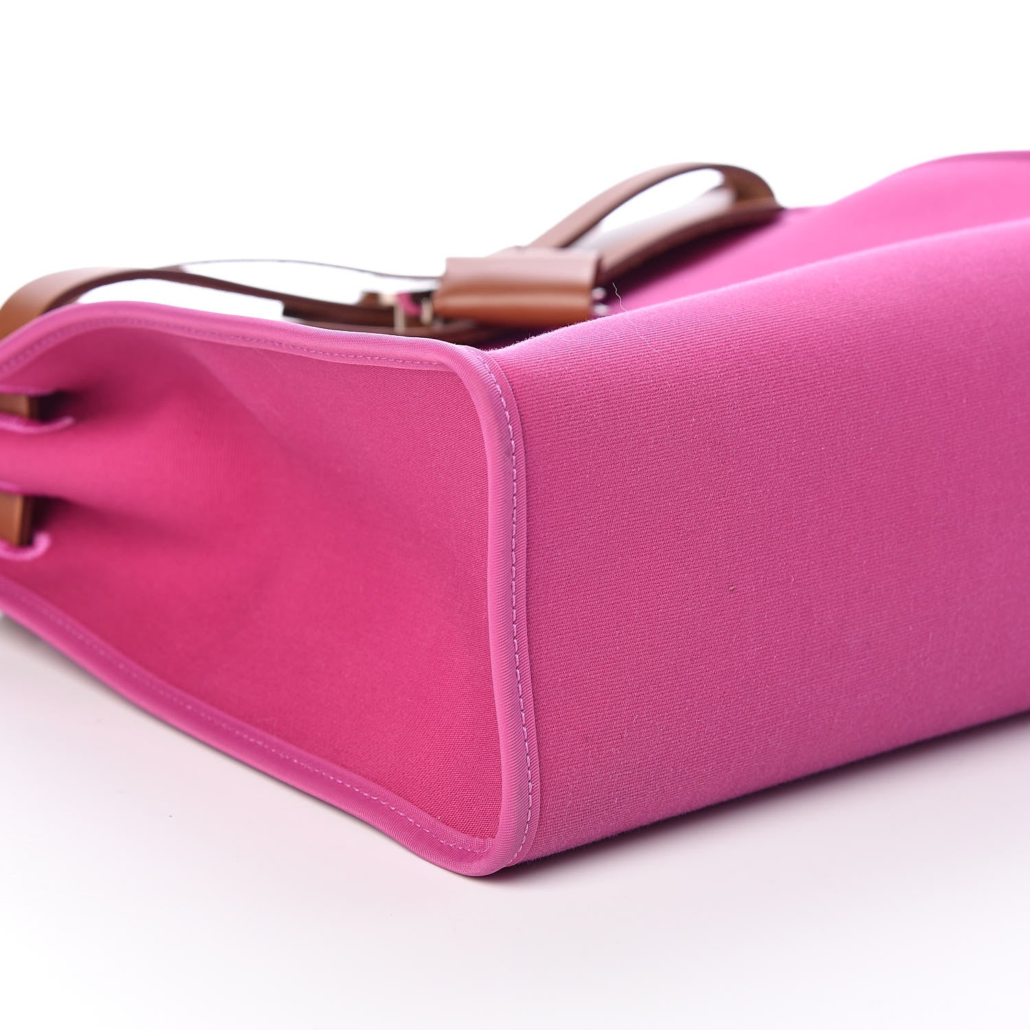 Hermes Vache Hunter Toile Herbag Zip 31 PM Magnolia Fauve 7 of 10