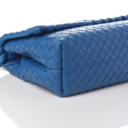 Bottega Veneta Nappa Intrecciato Baby Olimpia Shoulder Bag Bleuette 8 of 9