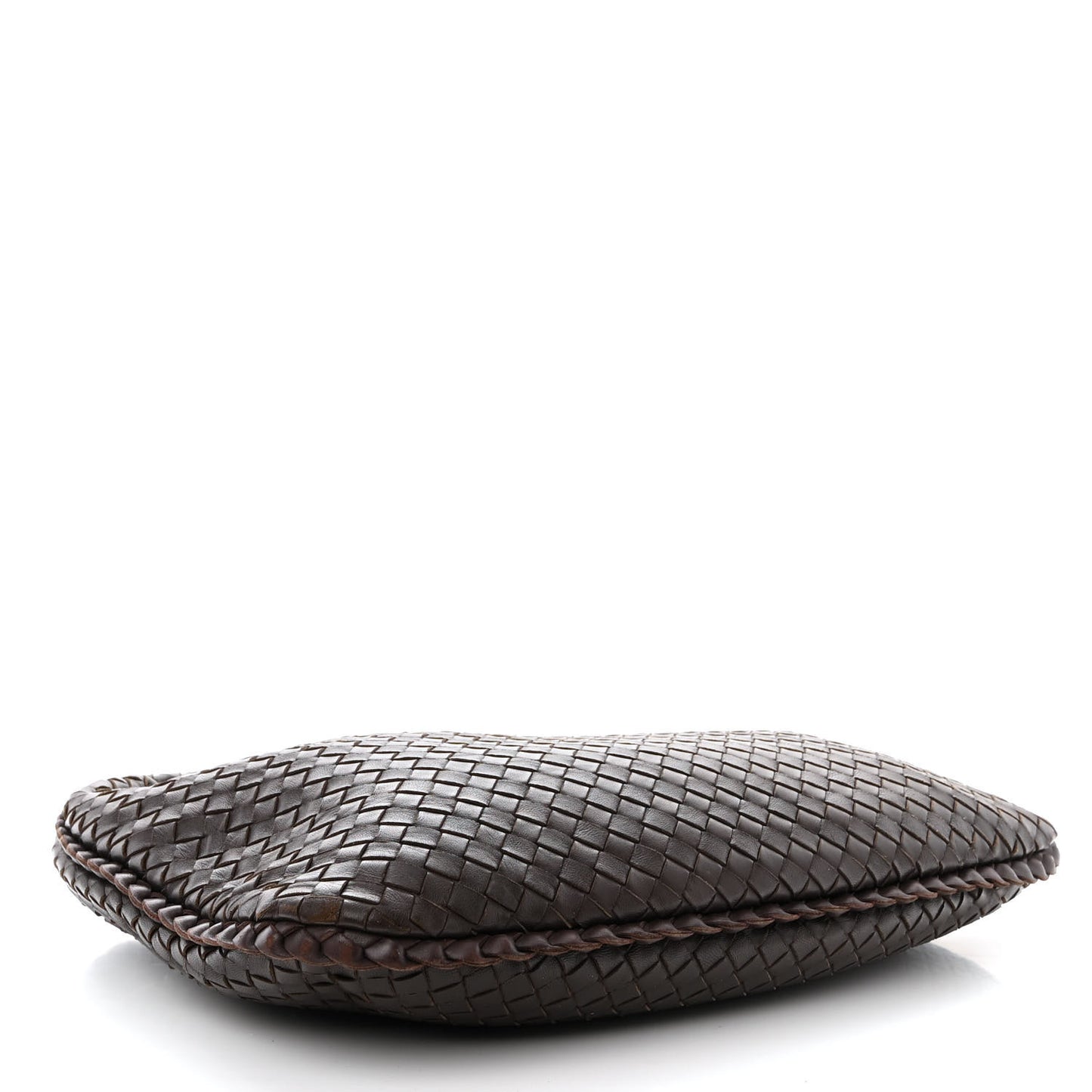 Nappa Intrecciato Small Veneta Hobo Ebano