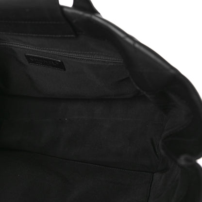 Chanel Calfskin Quilted Large Easy Shopping Tote Black 4 of 8