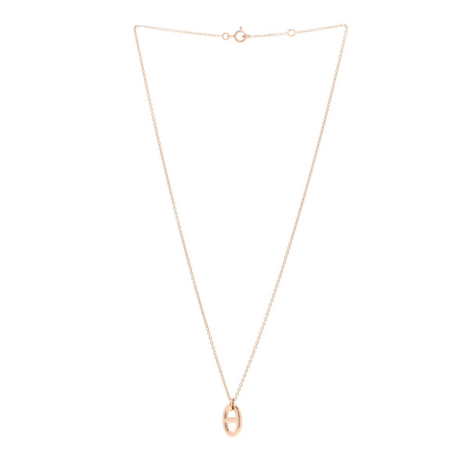 Hermes 18K Rose Gold PM Farandole Pendant Necklace 3 of 6