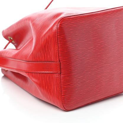 Louis Vuitton Epi Petit Noe Castillan Red 7 of 9