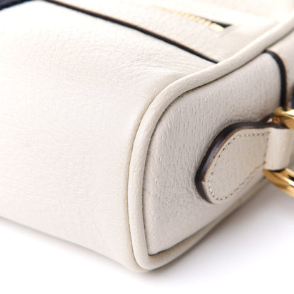 Gucci Textured Dollar Calfskin Web Mini Ophidia Shoulder Bag Mystic White 11 of 12