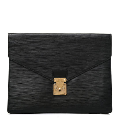 Louis Vuitton Epi Senator Document Case Black 1 of 6