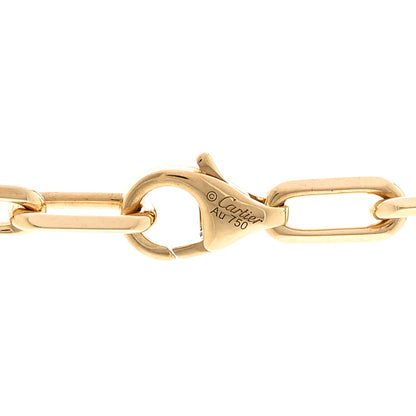 Cartier 18K Yellow Gold SM Santos De Cartier Link Necklace 4 of 4
