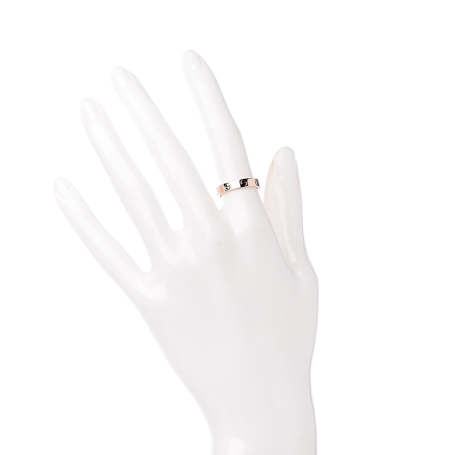 Cartier 18K Pink Gold 3.5mm LOVE Wedding Band Ring 50 5.25 2 of 5
