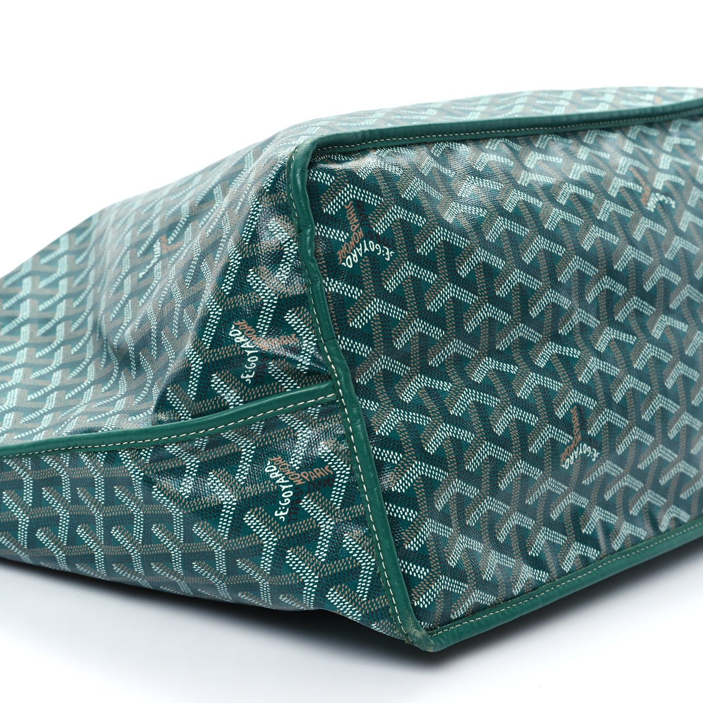 Goyardine Reversible Anjou GM Green