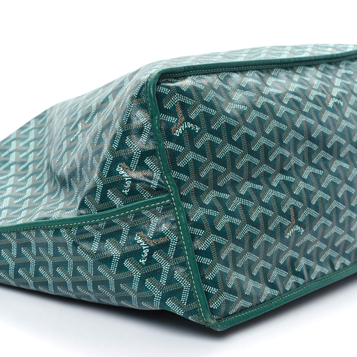 Goyard Goyardine Reversible Anjou GM Green 14 of 19
