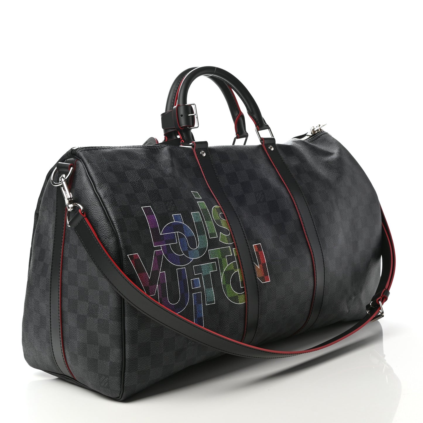Damier Graphite Logo Keepall Bandouliere 50 Rogue