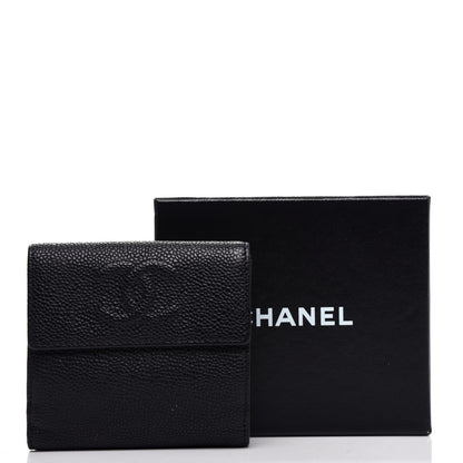 Chanel Caviar Timeless CC Compact Flap Wallet Black 8 of 8