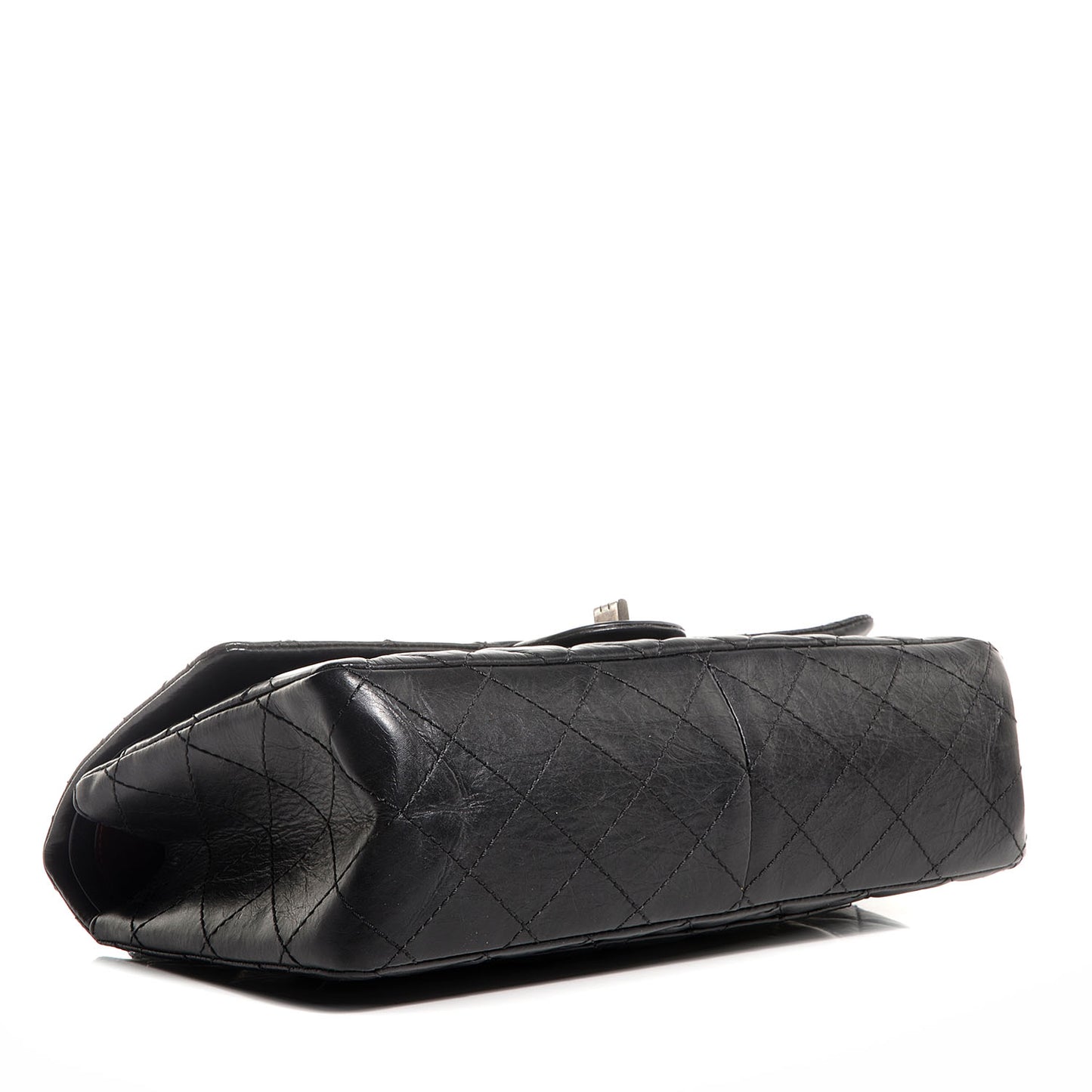 Aged Calfskin Quilted 2.55 Reissue 226 Flap Black