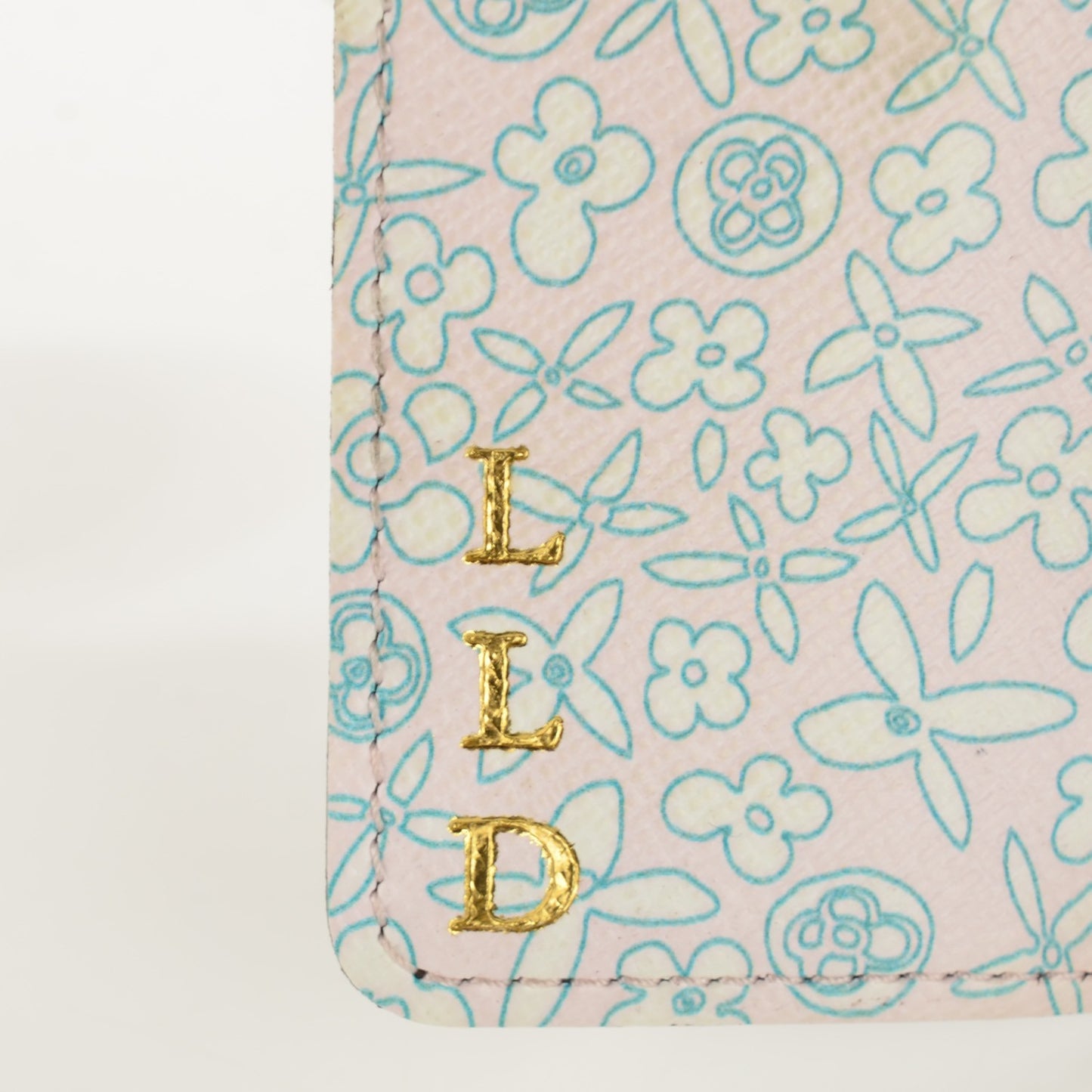 Monogram 4 Key Multicles Holder Flueri Rose