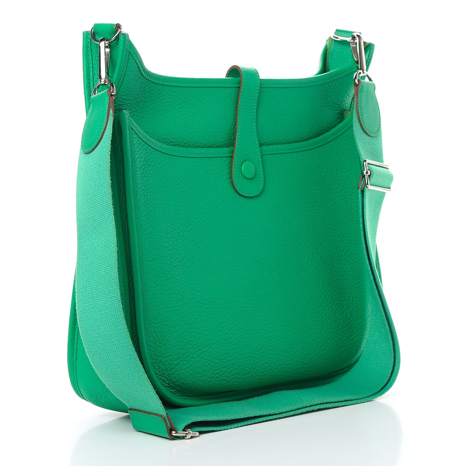 Hermes Taurillon Clemence Evelyne III GM Menthe 3 of 12