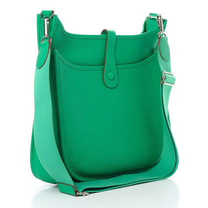 Hermes Taurillon Clemence Evelyne III GM Menthe 3 of 12