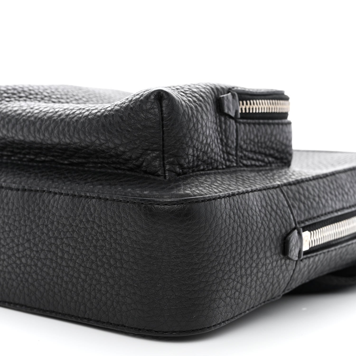 Dolce & Gabbana Hammered Calfskin Palermo Zaino Backpack Black 10 of 10